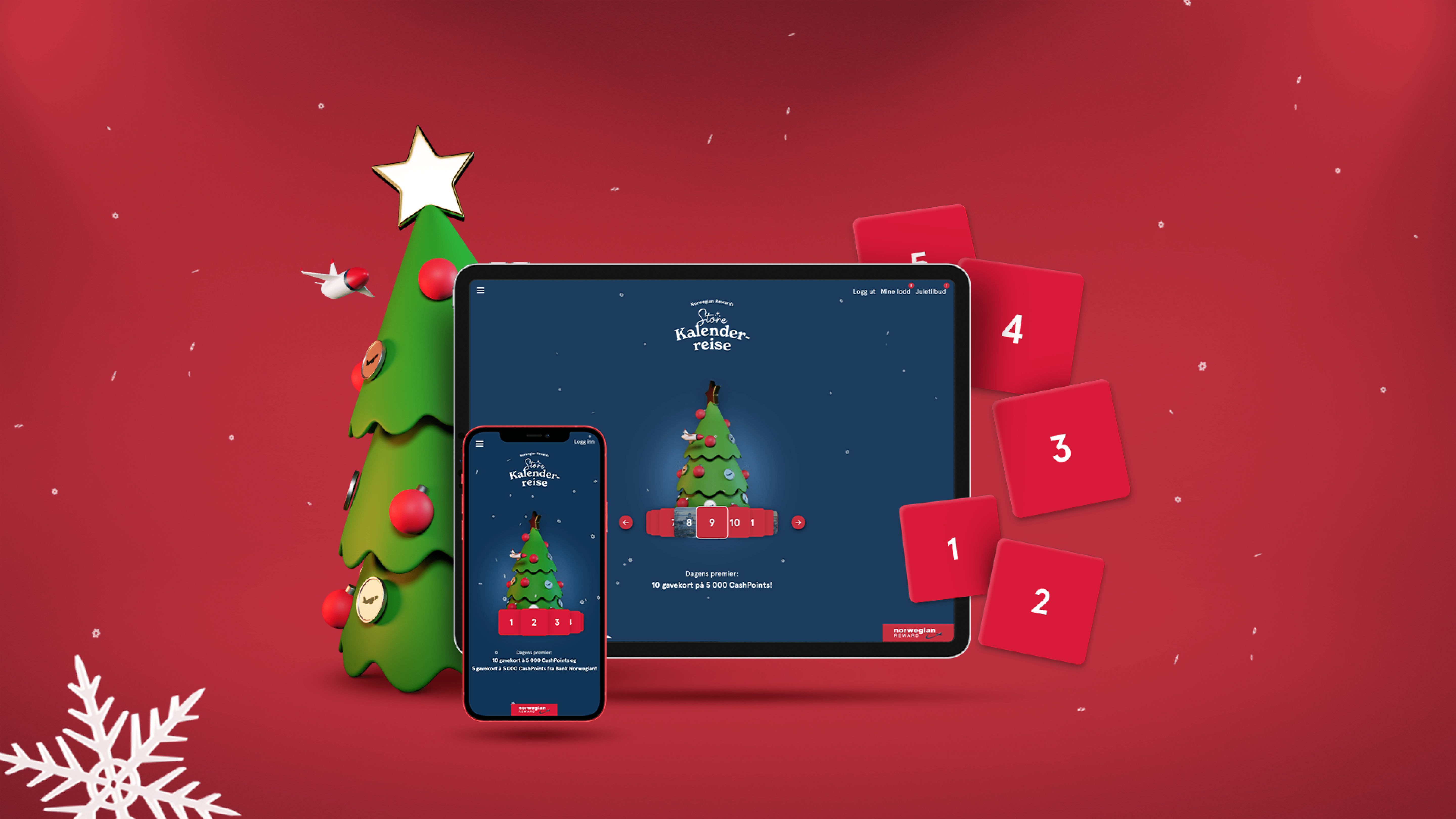 Norwegian Reward har i en årrekke tilbudt en svært populær julekalender i adventstida. TRY har hjulpet dem med å fornye kalenderen. 